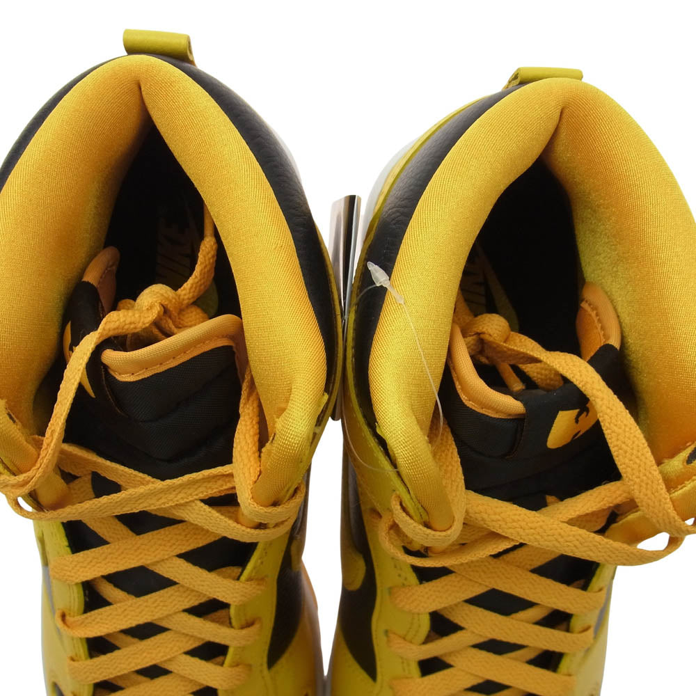 NIKE ナイキ HJ4320-001 Wu-Tang Clan Dunk High Retro PRM ウータンクラン ダンク ハイ レトロ スニーカー ブラック系 イエロー系 28.5cm【新古品】【未使用】【中古】
