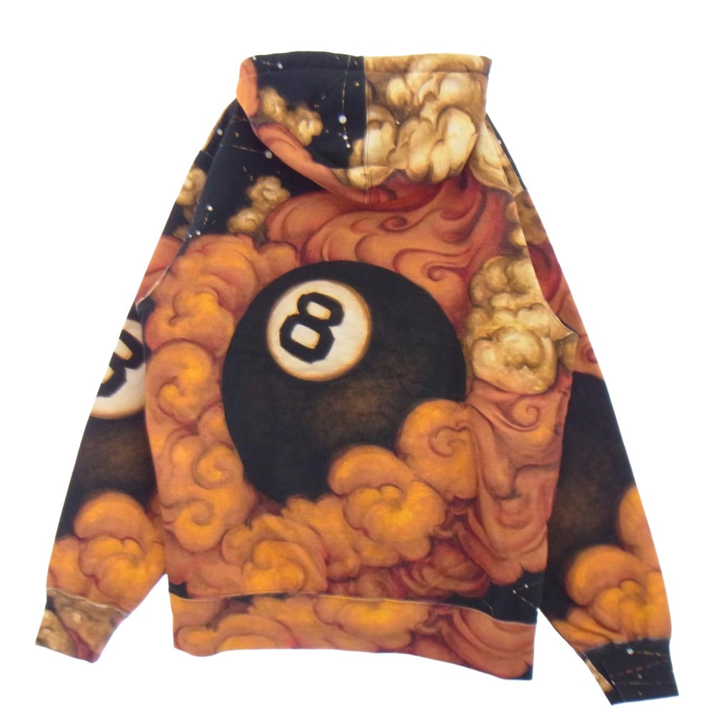 Supreme シュプリーム 19FW Martin Wong Schott 8-Ball Hooded Sweatshirt マーティン ウォン ショット 8ボール フーデッド スウェットシャツ パーカー マルチカラー系 XL【極上美品】【中古】