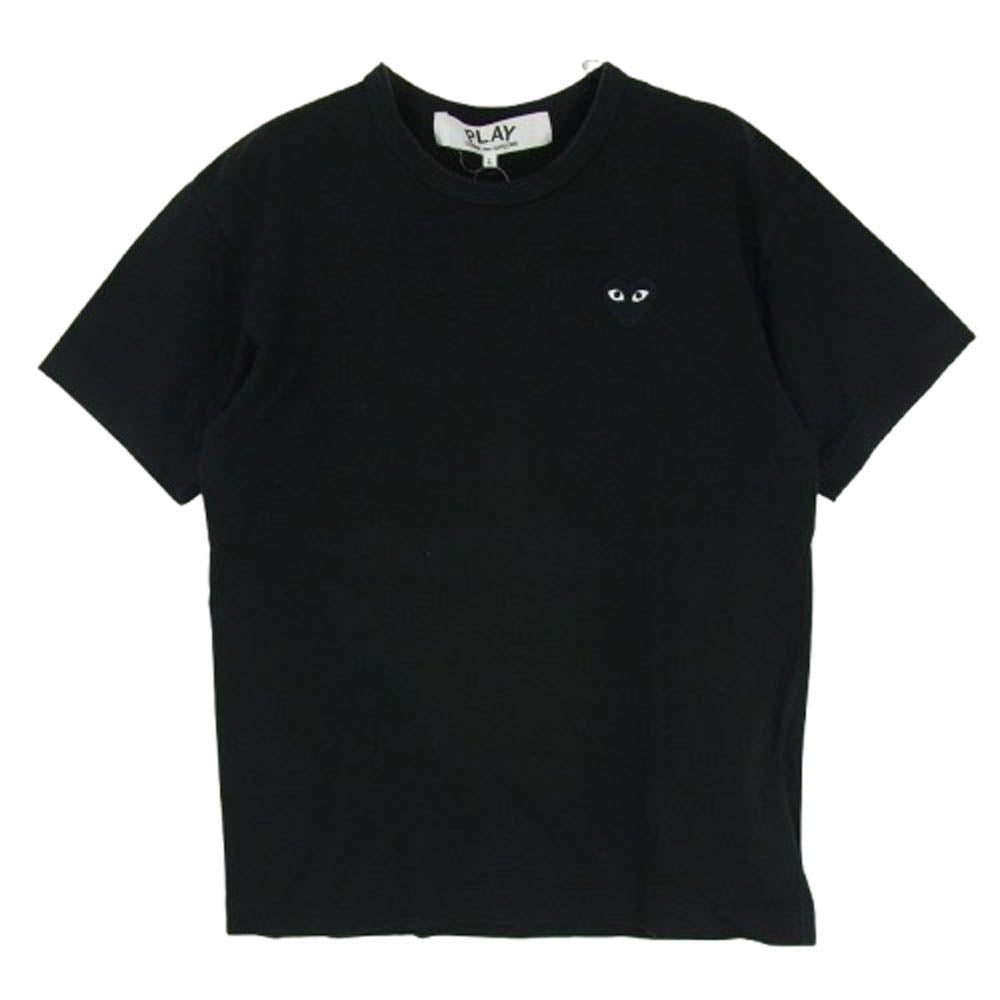 PLAY COMME des GARCONS プレイコムデギャルソン AZ-T064 ハートワッペン 半袖 Tシャツ ブラック系 L【中古】