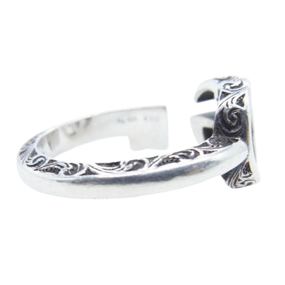 GUCCI グッチ ダブルG キーモチーフ AG925 シルバー リング 指輪 シルバー系 15.5号【中古】