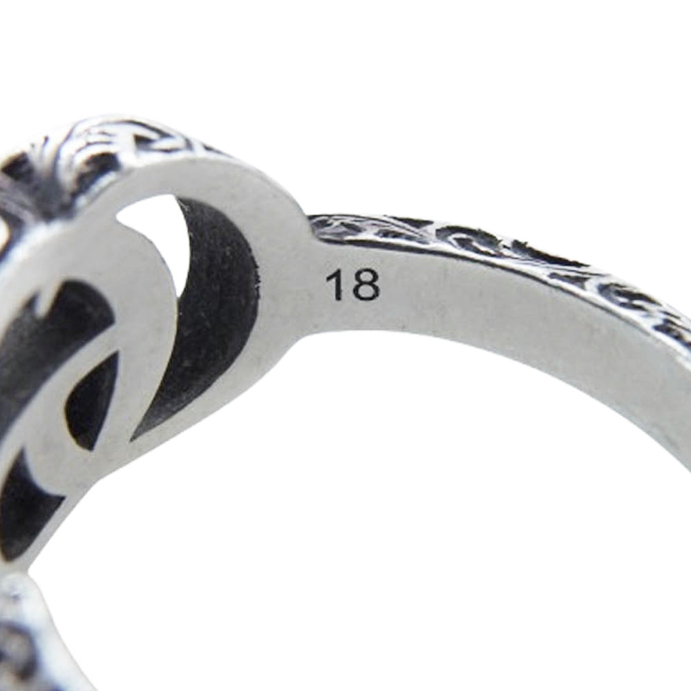 GUCCI グッチ ダブルG キーモチーフ AG925 シルバー リング 指輪 シルバー系 15.5号【中古】