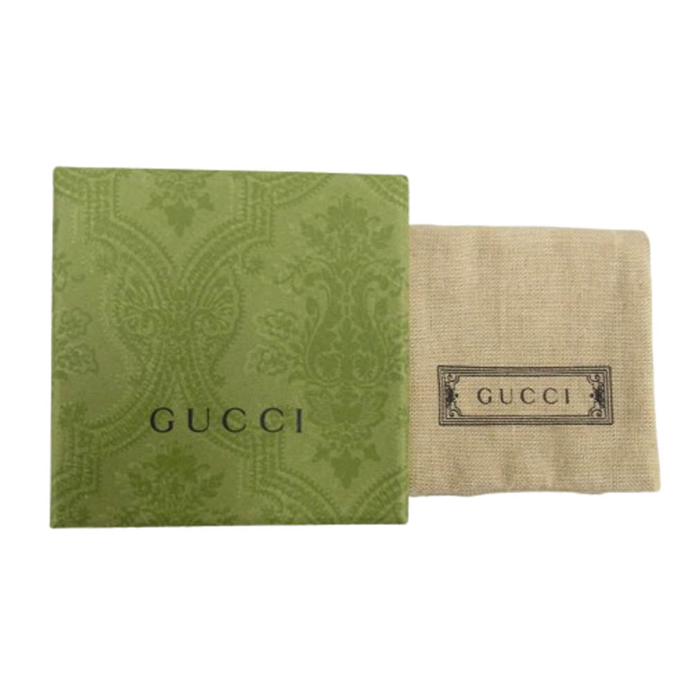 GUCCI グッチ ダブルG キーモチーフ AG925 シルバー リング 指輪 シルバー系 15.5号【中古】