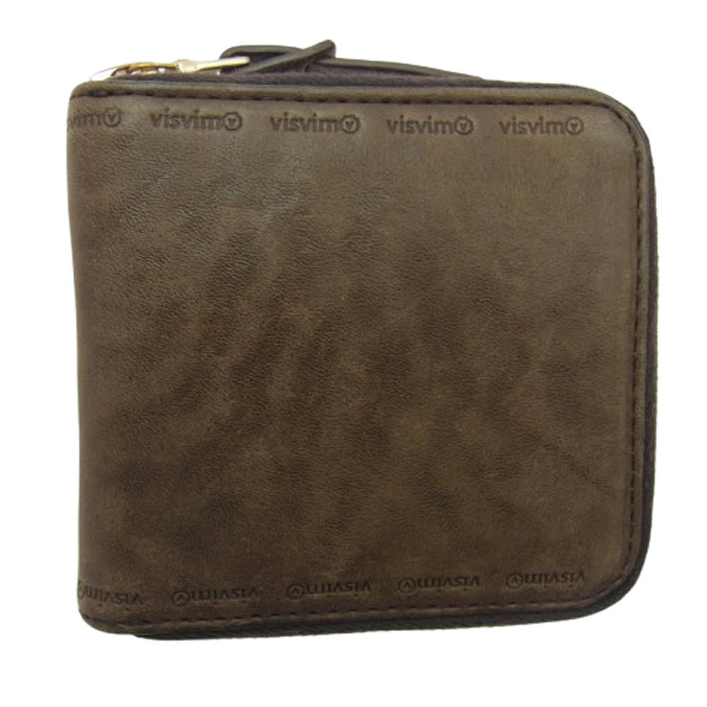 VISVIM ビズビム 23SS 0123103003022 LEATHER BI-FOLD WALLET レザー ラウンド ウォレット 財布 ブラウン系【中古】