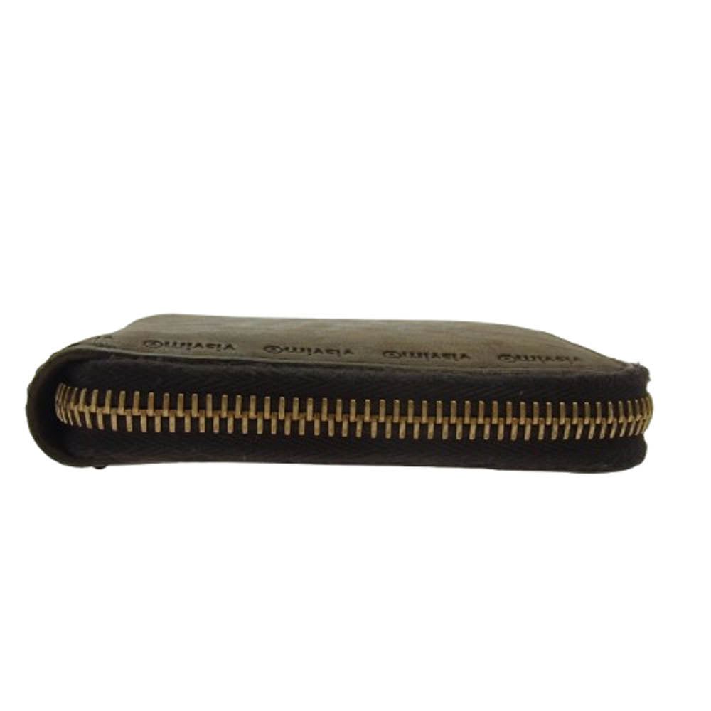 VISVIM ビズビム 23SS 0123103003022 LEATHER BI-FOLD WALLET レザー ラウンド ウォレット 財布 ブラウン系【中古】