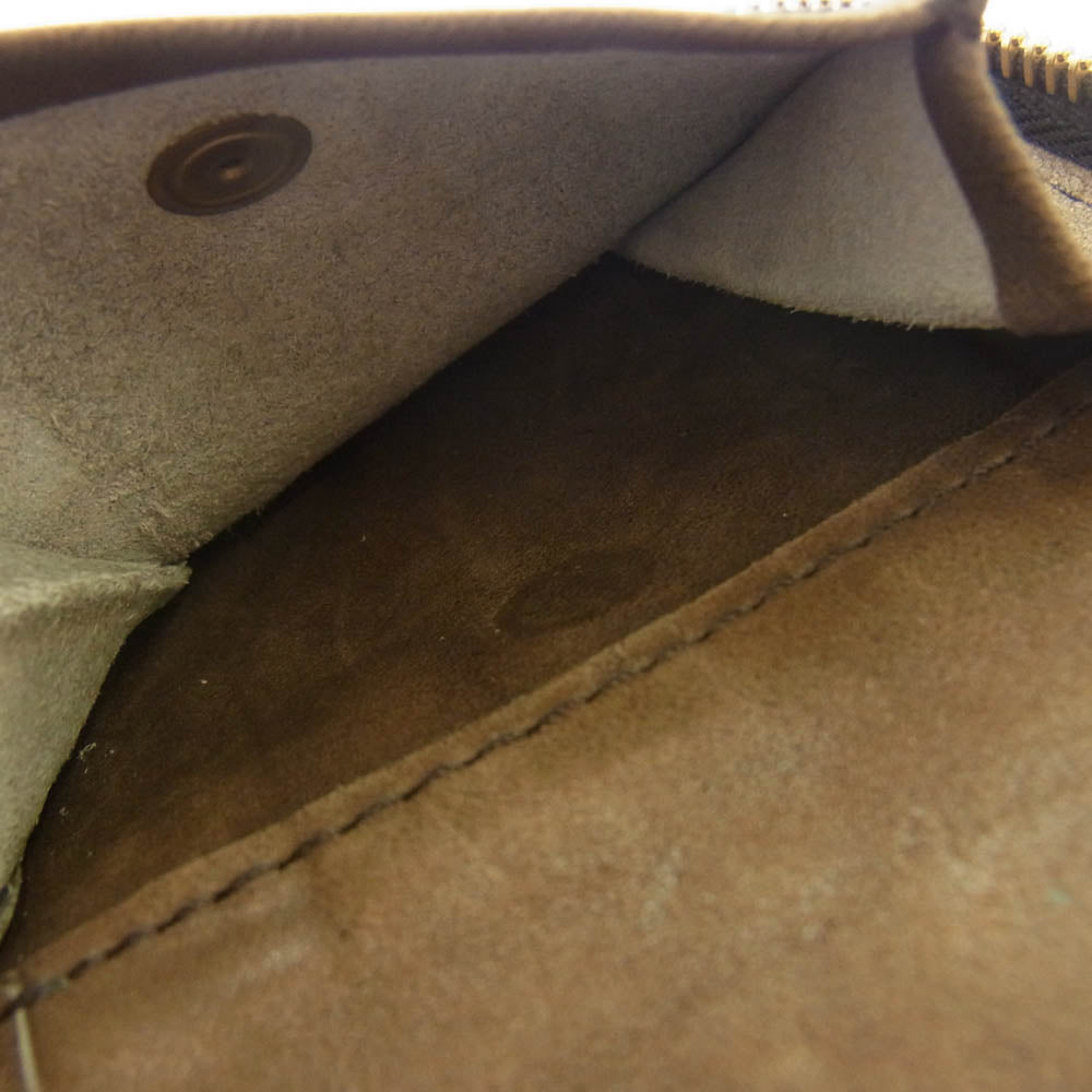 VISVIM ビズビム 23SS 0123103003022 LEATHER BI-FOLD WALLET レザー ラウンド ウォレット 財布 ブラウン系【中古】