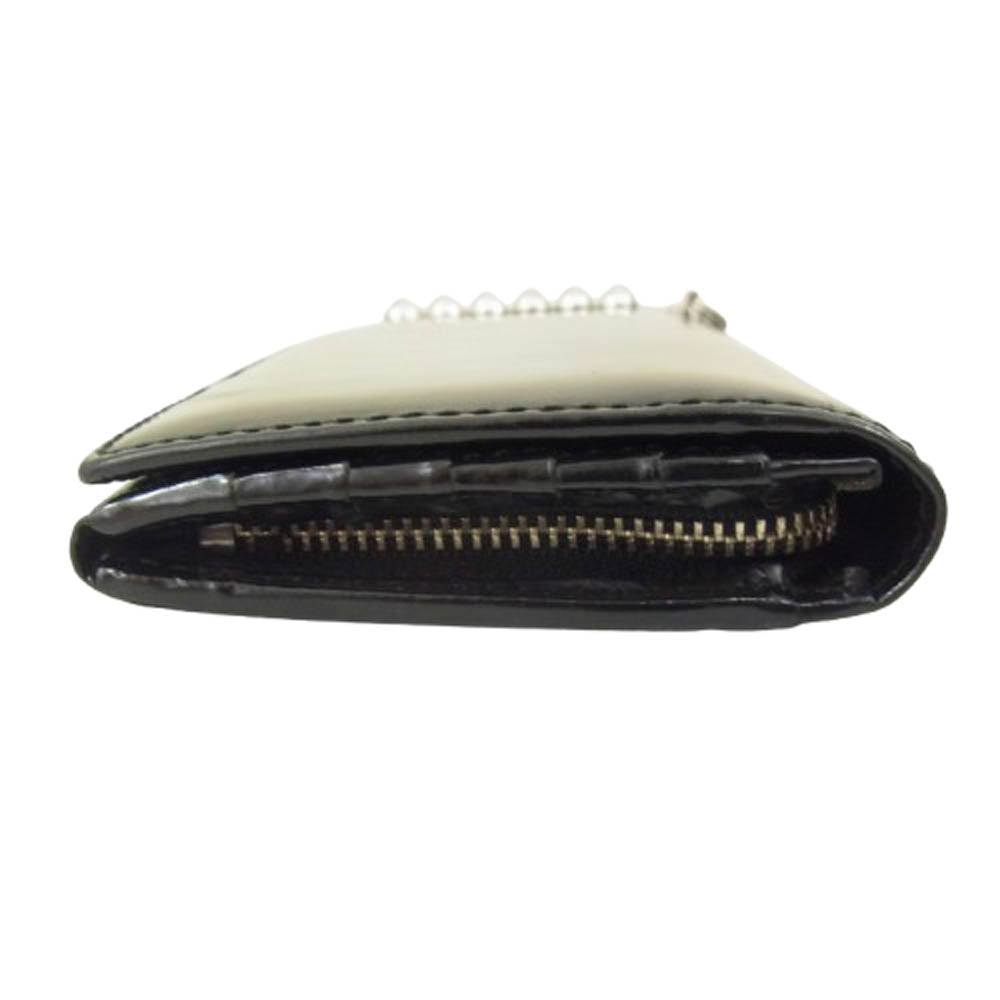 JAM HOME MADE ジャムホームメイド VANQUISH ヴァンキッシュ スタッズ レザー ロングウォレット 長財布 ブラック系【中古】