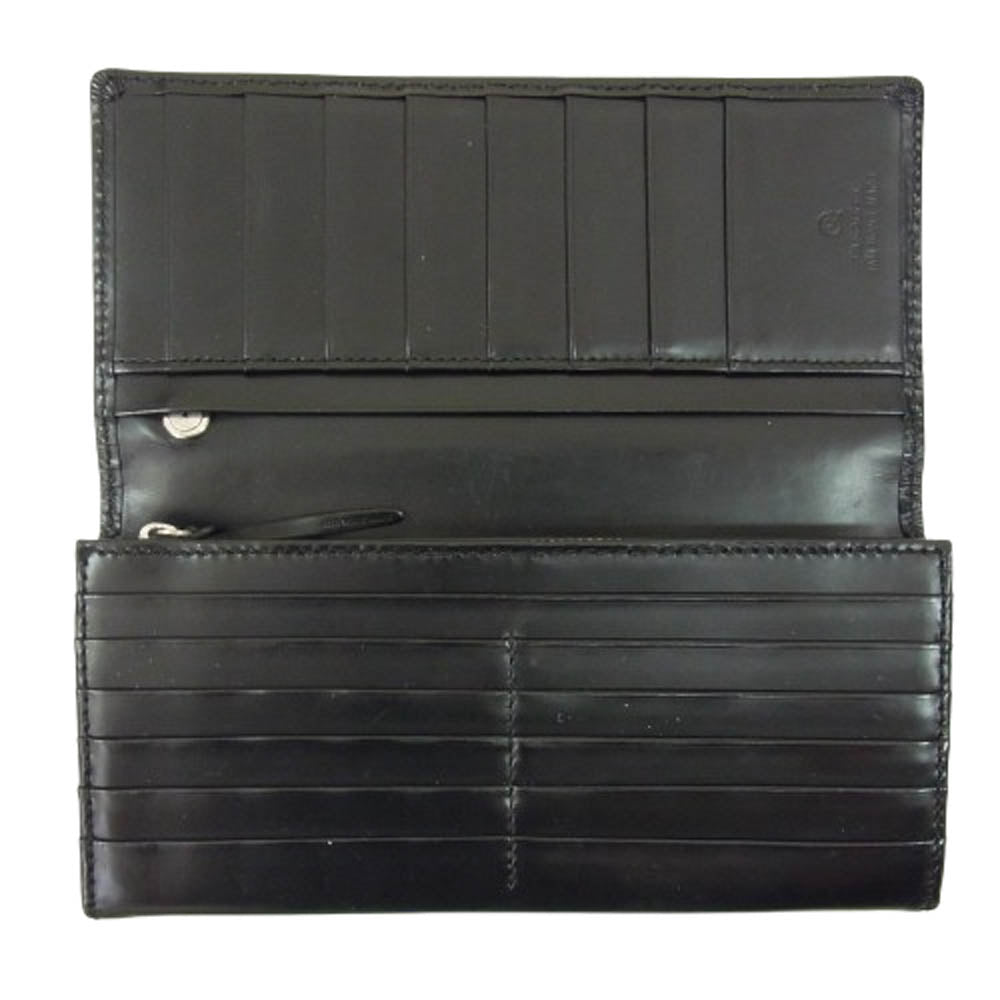 JAM HOME MADE ジャムホームメイド VANQUISH ヴァンキッシュ スタッズ レザー ロングウォレット 長財布 ブラック系【中古】