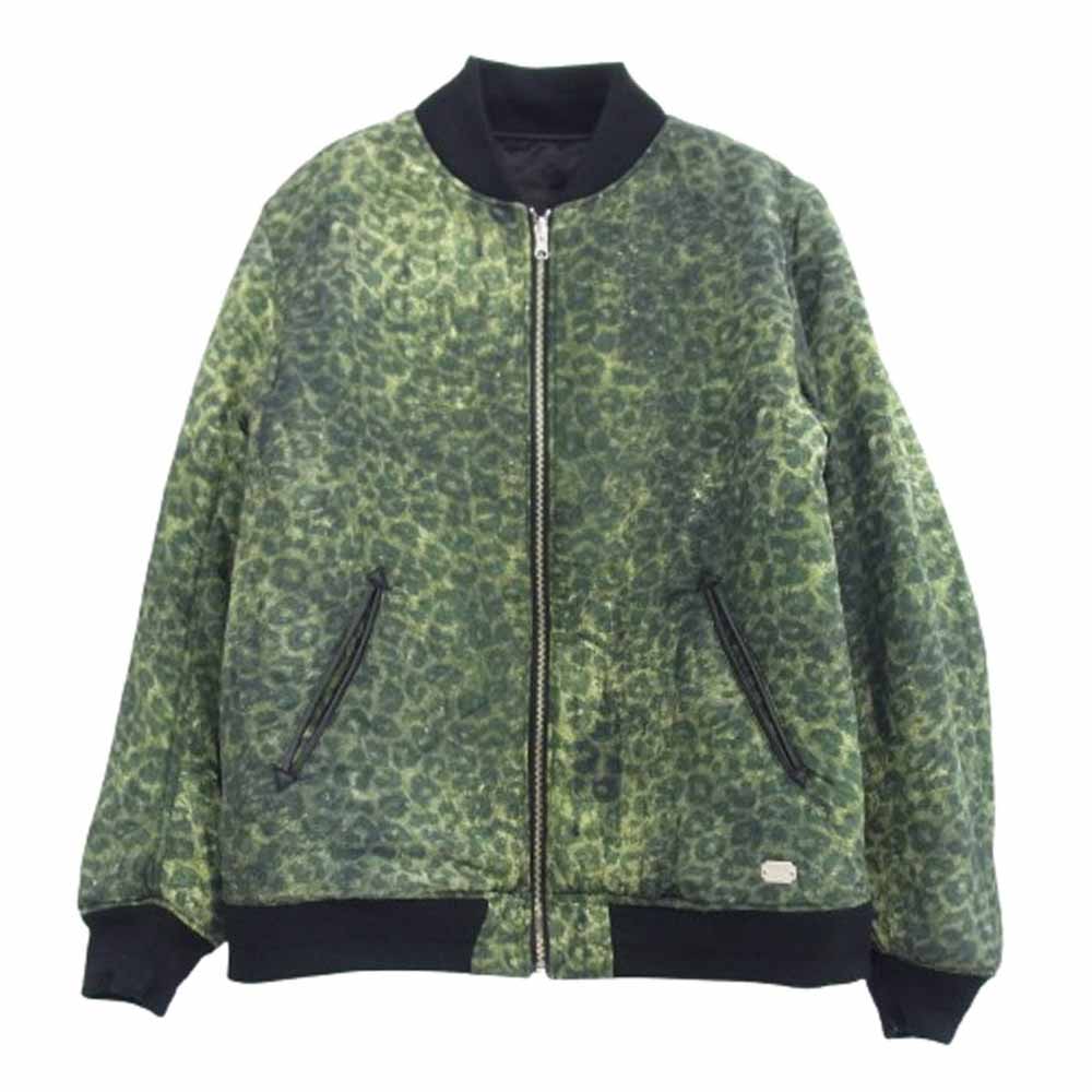 CRIMIE クライミー 21AW CR1-02A5-JK10 REVERSIBLE MA-1 JACKET 中綿 リバーシブル ブルゾン ジャケット モスグリーン系 グリーン系【中古】