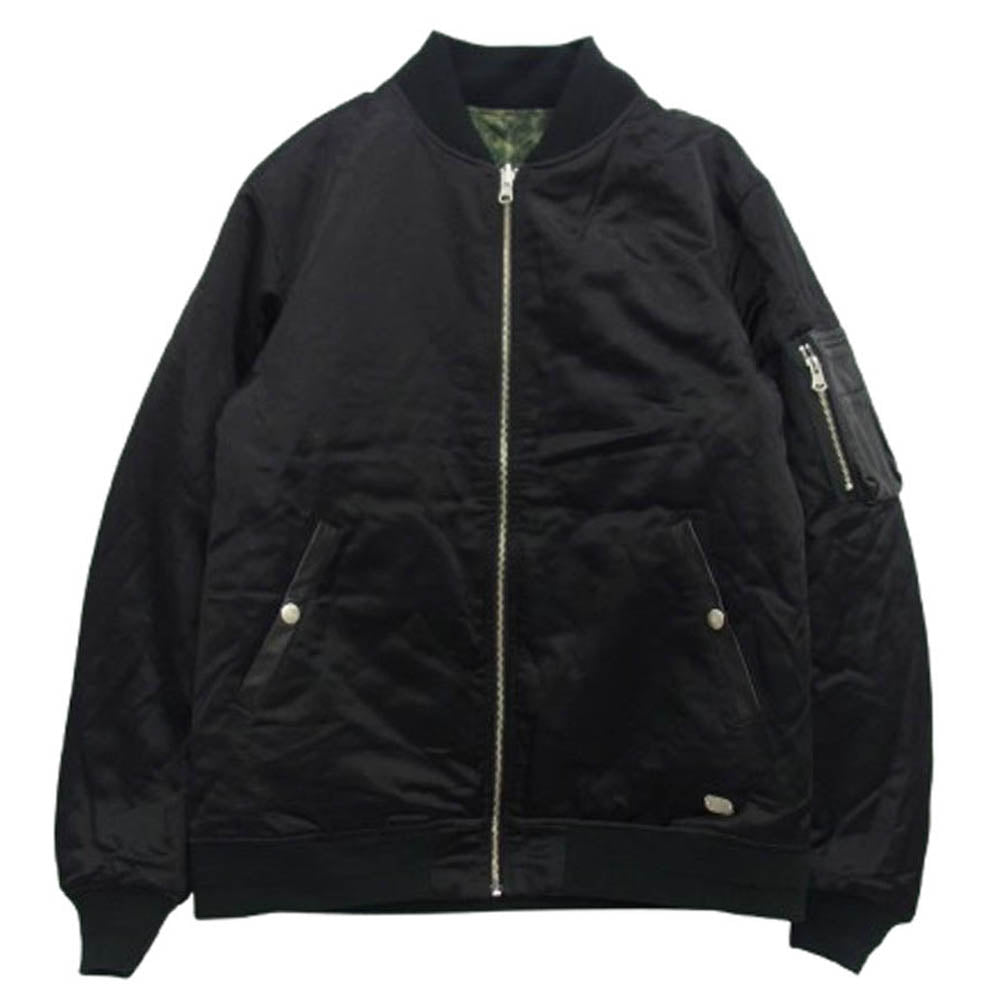 CRIMIE クライミー 21AW CR1-02A5-JK10 REVERSIBLE MA-1 JACKET 中綿 リバーシブル ブルゾン ジャケット モスグリーン系 グリーン系【中古】