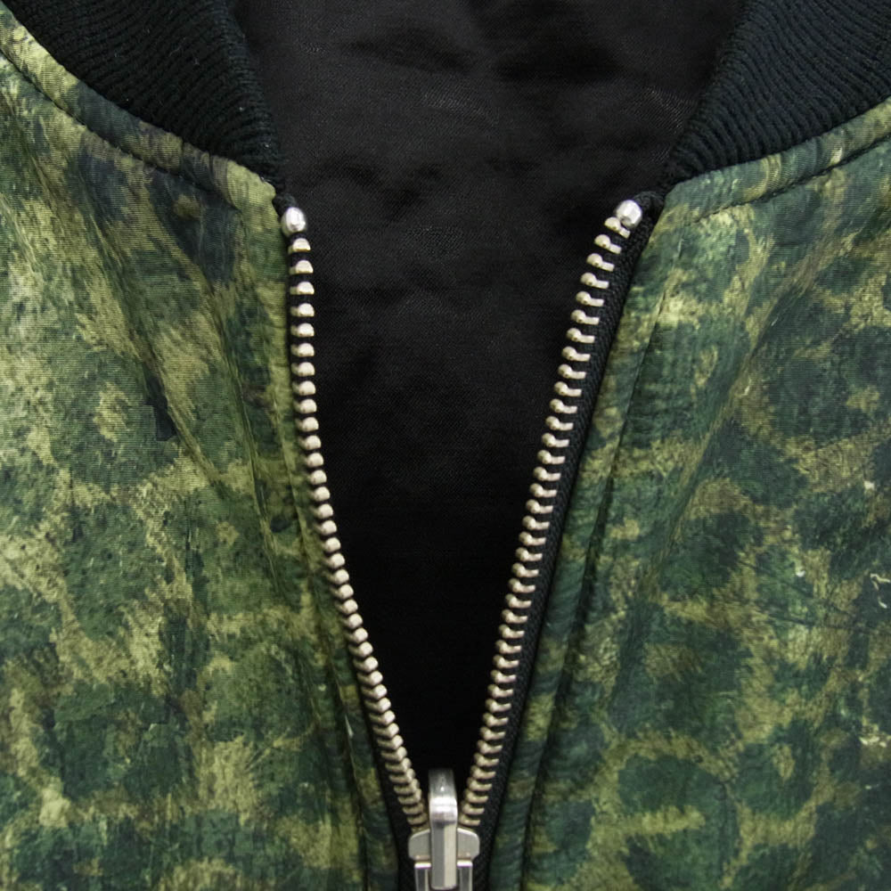 CRIMIE クライミー 21AW CR1-02A5-JK10 REVERSIBLE MA-1 JACKET 中綿 リバーシブル ブルゾン ジャケット モスグリーン系 グリーン系【中古】