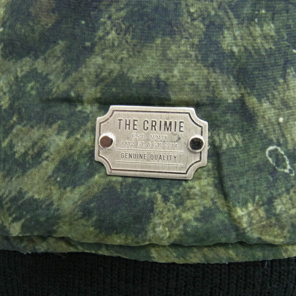 CRIMIE クライミー 21AW CR1-02A5-JK10 REVERSIBLE MA-1 JACKET 中綿 リバーシブル ブルゾン ジャケット モスグリーン系 グリーン系【中古】