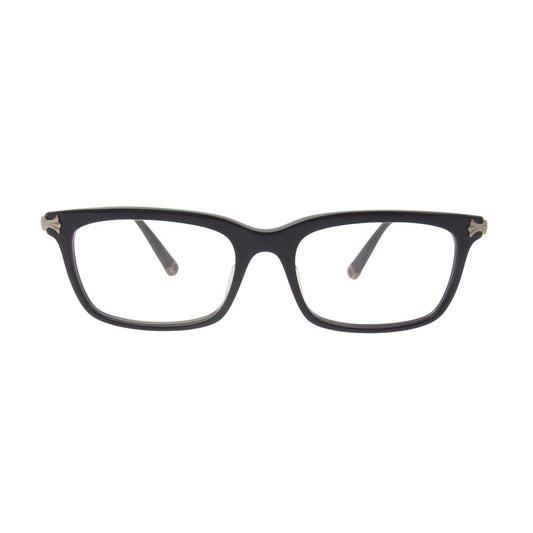 CHROME HEARTS クロムハーツ（原本無） FUN HATCH-A ファンハッチ クロステンプル スクエアフレーム サングラス 眼鏡 メガネ アイウェア ブラック系 54□16-148【中古】