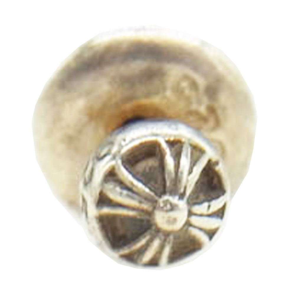 CHROME HEARTS クロムハーツ（原本無） STUD CRS BALL MINI ミニクロスボールスタッド ピアス シルバー系【中古】