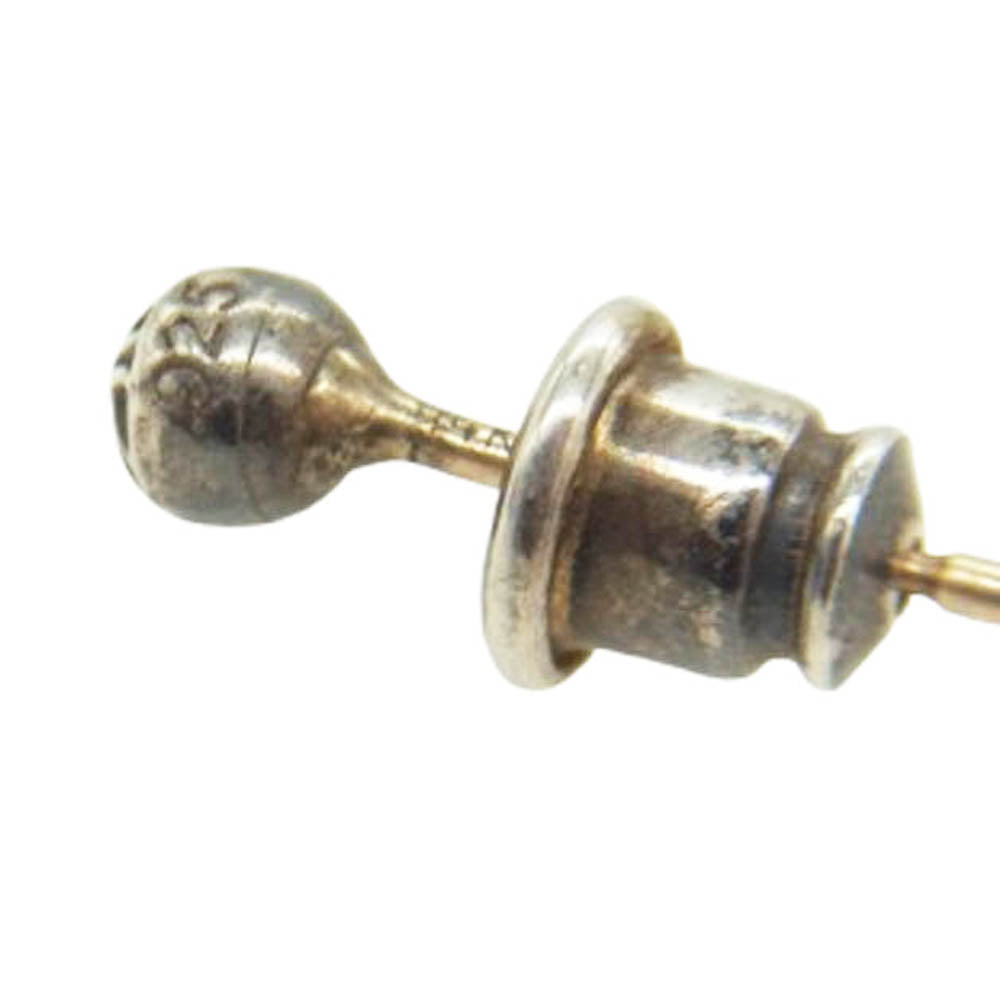 CHROME HEARTS クロムハーツ（原本無） STUD CRS BALL MINI ミニクロスボールスタッド ピアス シルバー系【中古】