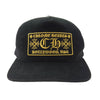 CHROME HEARTS クロムハーツ（原本無） Hollywood Corduroy Trucker Hat ハリウッド コーデュロイ トラッカーハット メッシュ キャップ クロスボール 帽子 ブラック系 OS【中古】