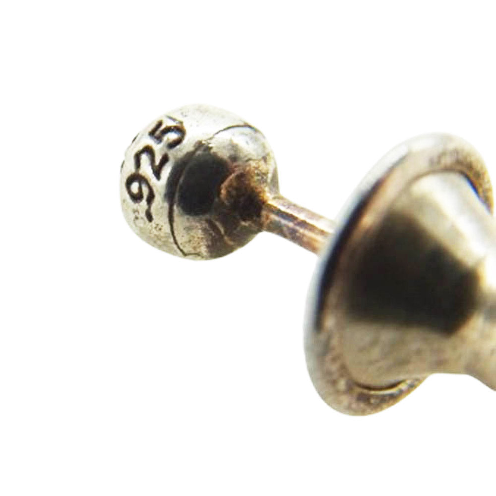 CHROME HEARTS クロムハーツ（原本無） STUD CRS BALL MINI ミニクロスボールスタッド ピアス シルバー系【中古】