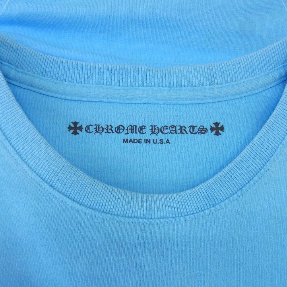CHROME HEARTS クロムハーツ（原本無） 24SS ×MATTY BOY PPO BRAIN NEW T-SHRT マッティボーイ ブレインニュー 半袖 Tシャツ M ブルー系 ライトブルー系 M【中古】