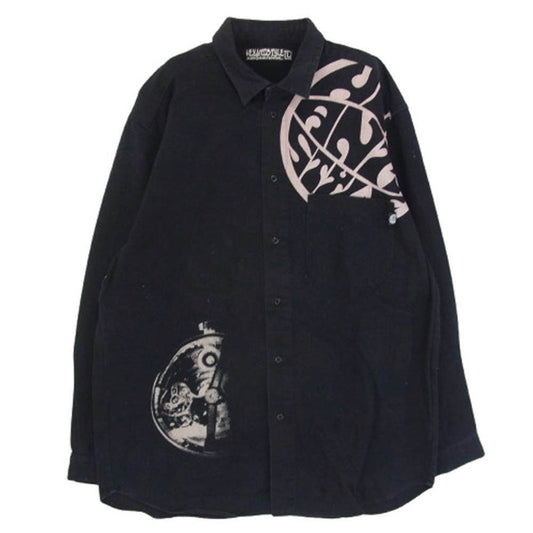 HEX ANTISTYLE ヘックスアンチスタイル VIOLENT GRIND ANARC of hex バイオレント グラインド ブラックダラス 長袖 シャツ ブラック系 L【中古】