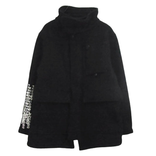 HEX ANTISTYLE ヘックスアンチスタイル ウール ナイロン ジャケット コート ブラック系 L【中古】