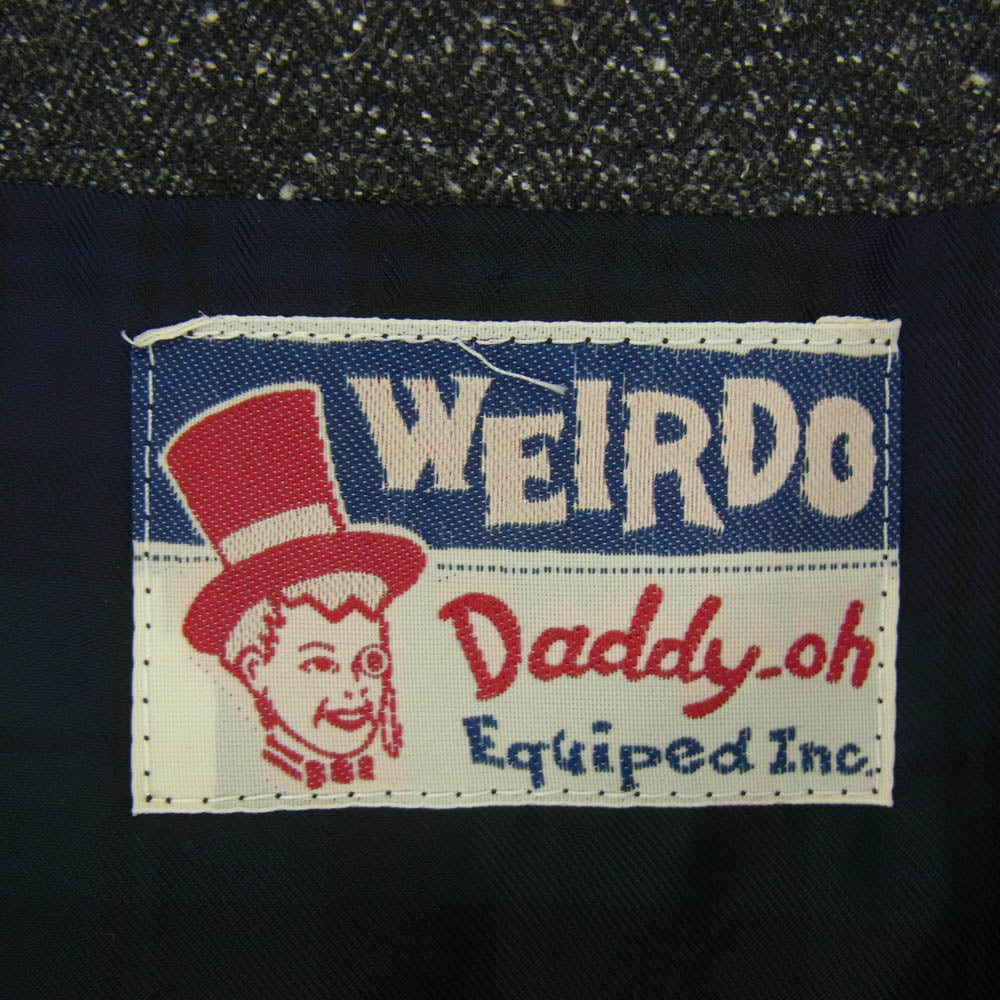 WEIRDO ウィアード コットン ワッペン ベスト ダークグレー系 XL【中古】
