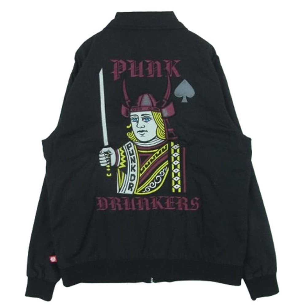 PUNK DRUNKERS パンクドランカーズ 侍 JACK 刺繍 コットン ジャケット ブラック系【中古】