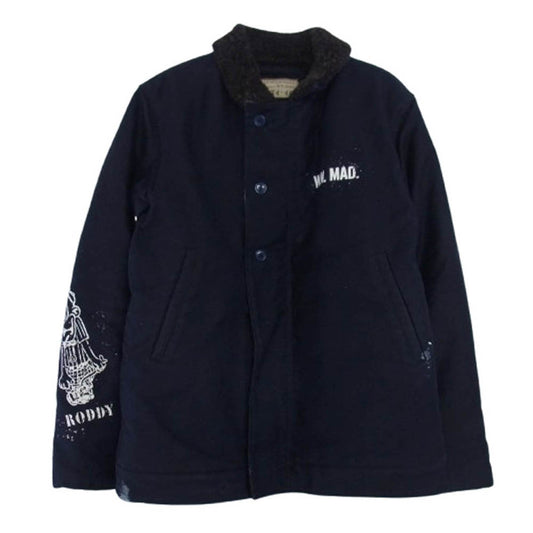 WEIRDO ウィアード 11AW N-1 デッキ ジャケット ダークネイビー系 L【中古】