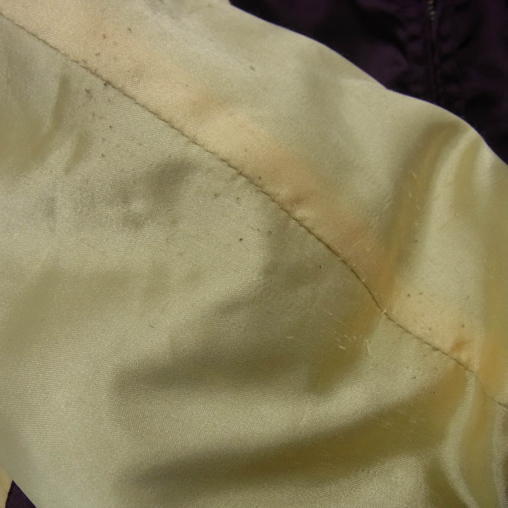 PUNK DRUNKERS パンクドランカーズ リバーシブル 刺繍 スカジャン ブルゾン ジャケット ブルー系 パープル系 L【中古】