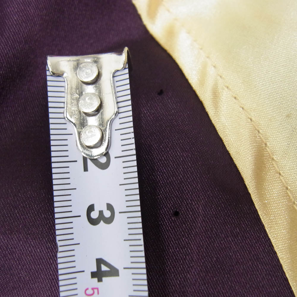 PUNK DRUNKERS パンクドランカーズ リバーシブル 刺繍 スカジャン ブルゾン ジャケット ブルー系 パープル系 L【中古】