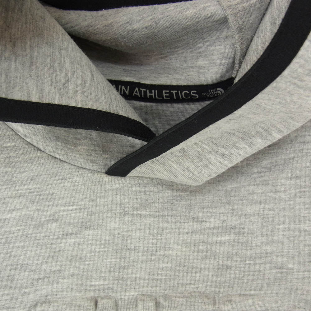 THE NORTH FACE ノースフェイス NT11880 エンボスロゴ プルオーバ― パーカー フーディー グレー系 M【中古】