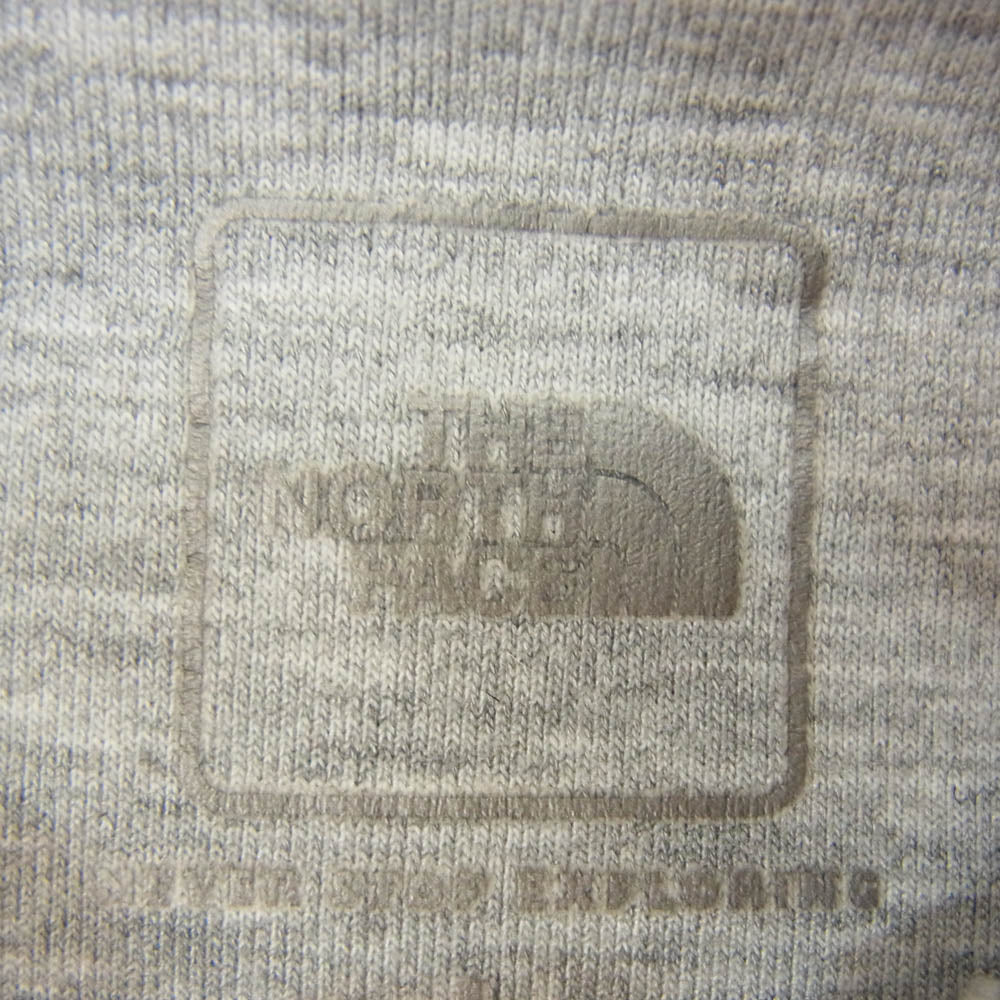 THE NORTH FACE ノースフェイス NT11880 エンボスロゴ プルオーバ― パーカー フーディー グレー系 M【中古】