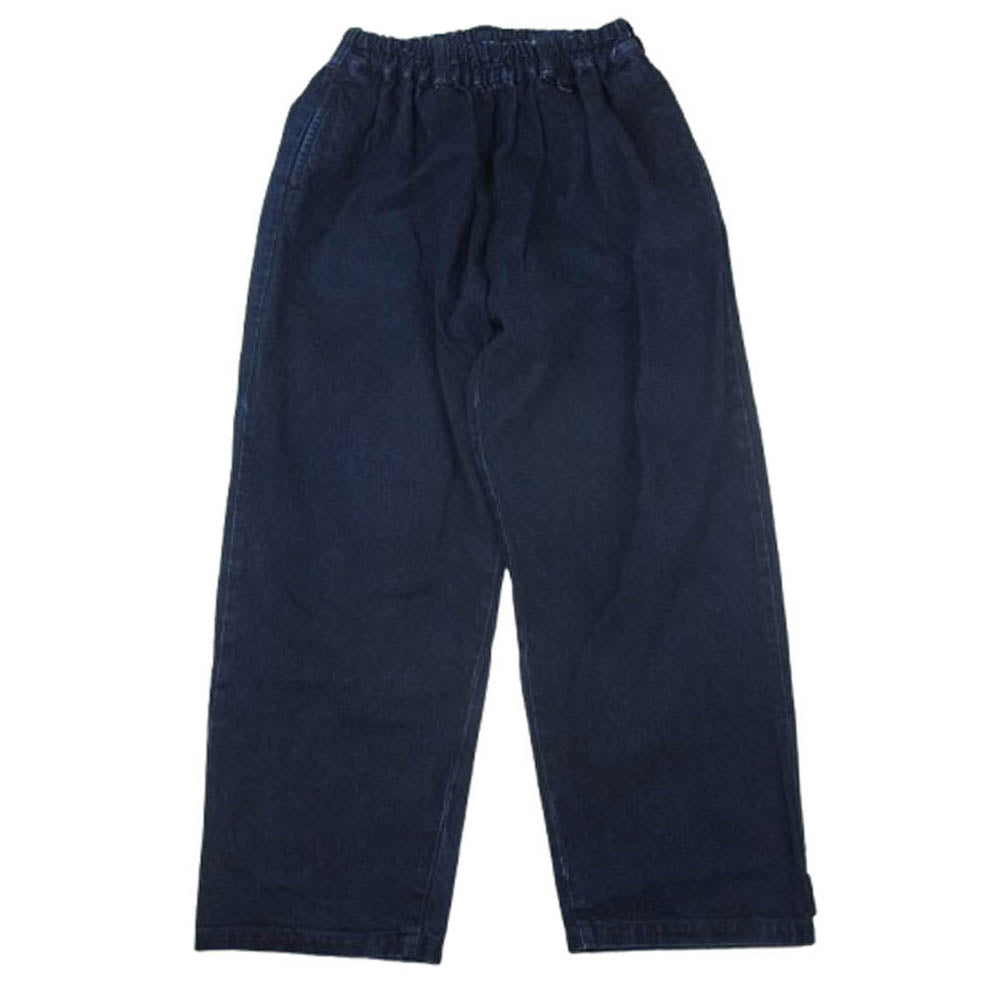 ANCELLM アンセルム ANC-PT05-B DENIM EASY SLACKS デニム イージー スラックスパンツ インディゴブルー系 OS【中古】