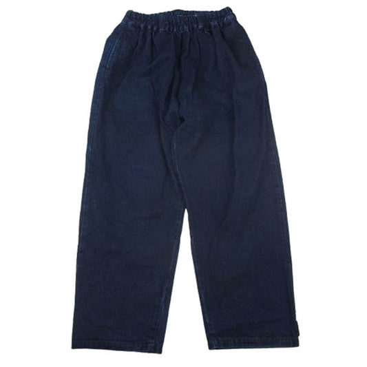 ANCELLM アンセルム ANC-PT05-B DENIM EASY SLACKS デニム イージー スラックスパンツ インディゴブルー系 OS【中古】