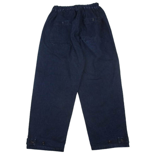 ANCELLM アンセルム ANC-PT05-B DENIM EASY SLACKS デニム イージー スラックスパンツ インディゴブルー系 OS【中古】