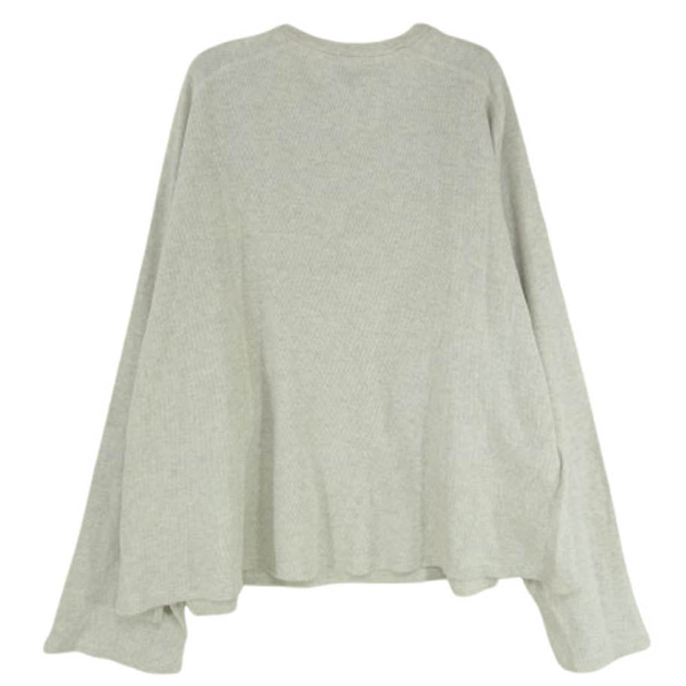 ANCELLM アンセルム ANC-CT48 WAFFLE CREW NECK LS T-SHIRT ワッフル クルーネック 長袖 Tシャツ カットソー ホワイト系 2【中古】