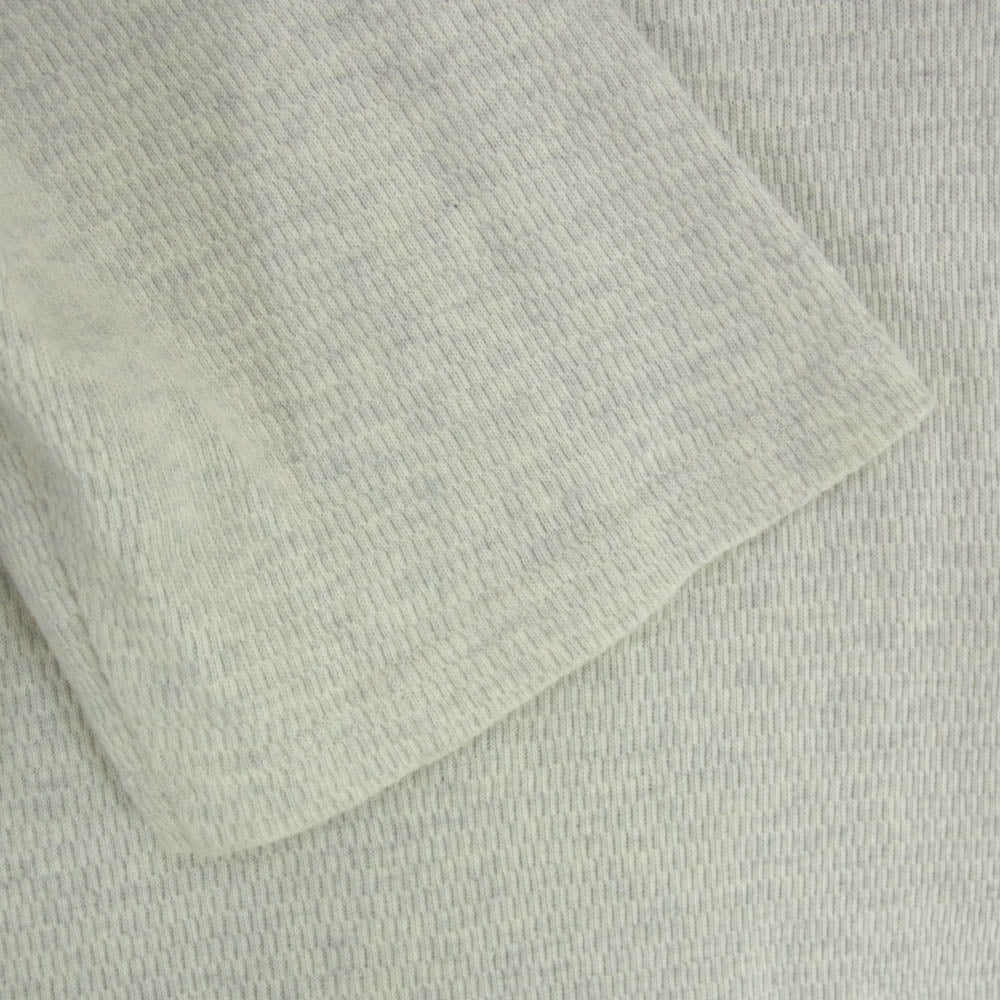 ANCELLM アンセルム ANC-CT48 WAFFLE CREW NECK LS T-SHIRT ワッフル クルーネック 長袖 Tシャツ カットソー ホワイト系 2【中古】