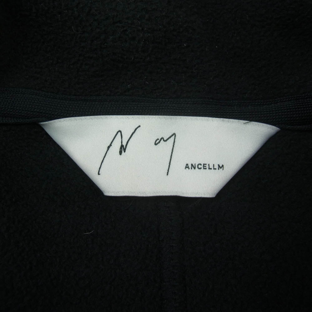 ANCELLM アンセルム ANC-SH37 FLEECE SWITCHING JACKET フリース スウィッチング ジャケット ブラック系 2【中古】