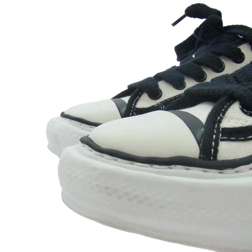 Maison MIHARA YASUHIRO メゾンミハラヤスヒロ A04FW707 PETERSON original sole trick detail lowcut sneaker ピーターソン オリジナルソール スニーカー ホワイト系 ブラック系 42【中古】