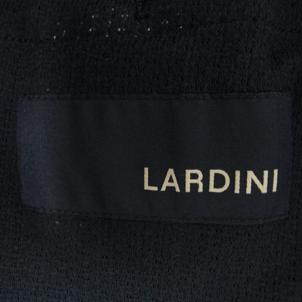 LARDINI ラルディーニ JM903AQ-51 Tessuto Esclusivo ブートニエール付き 段返り2B シングル テーラードジャケット ダークネイビー系 48【中古】