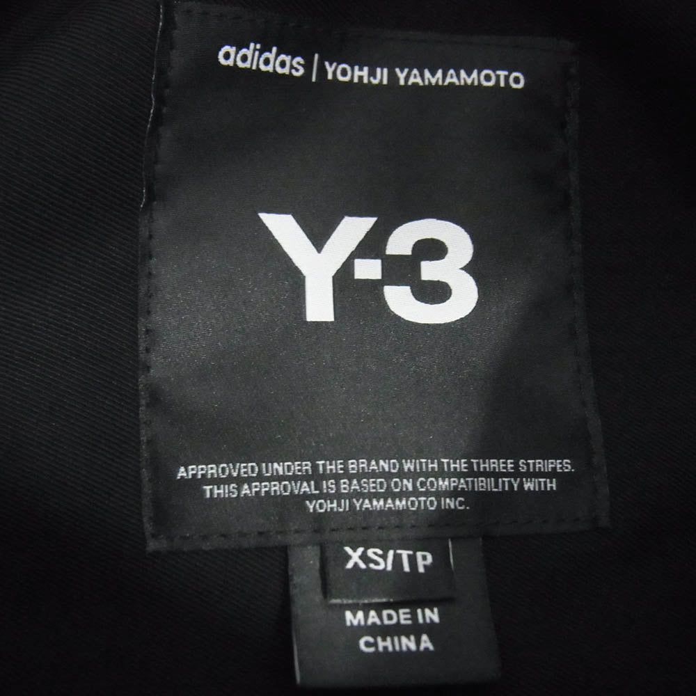 Y-3 Yohji Yamamoto ワイスリー ヨウジヤマモト JX7288 RAYON TWILL SHIRT レーヨンツイル 長袖シャツ ブラック系 XS【新古品】【未使用】【中古】