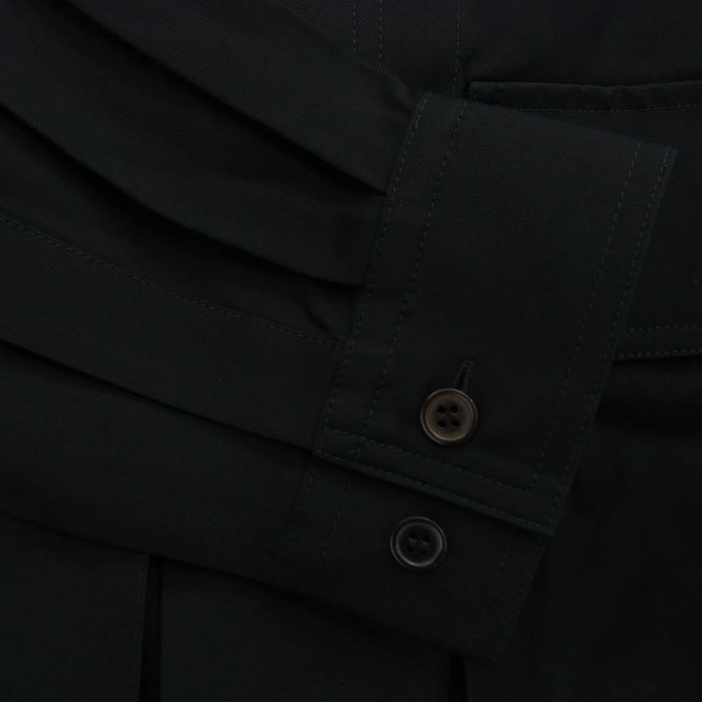 Y-3 Yohji Yamamoto ワイスリー ヨウジヤマモト JX7288 RAYON TWILL SHIRT レーヨンツイル 長袖シャツ ブラック系 XS【新古品】【未使用】【中古】