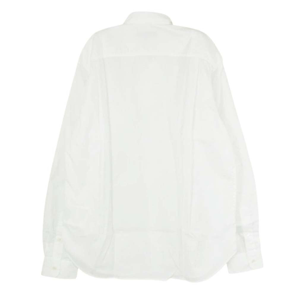 COMME des GARCONS HOMME コムデギャルソンオム 25AW hp-b101-051 綿ブロード 長袖シャツ ホワイト系 L【新古品】【未使用】【中古】