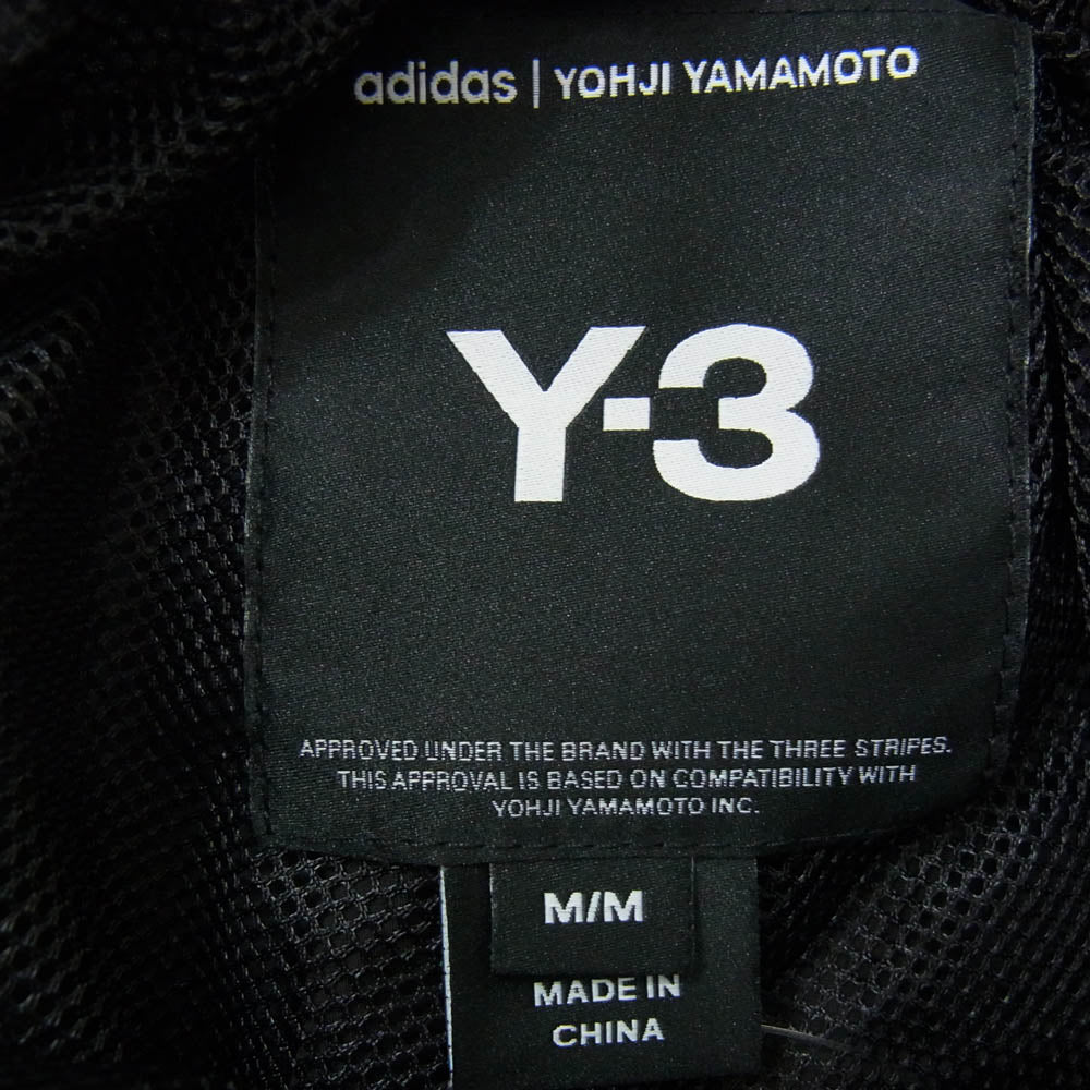 Y-3 Yohji Yamamoto ワイスリー ヨウジヤマモト JD5997 3-STRIPES NYLON PANTS 3ストライプ ナイロン ワイドパンツ ブラック系 M【新古品】【未使用】【中古】