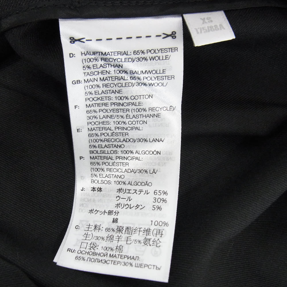 Y-3 Yohji Yamamoto ワイスリー ヨウジヤマモト JZ0898 REFINED WOOL BLOUSON リファインドウールブルゾン ジャケット ブラック系 XS【新古品】【未使用】【中古】