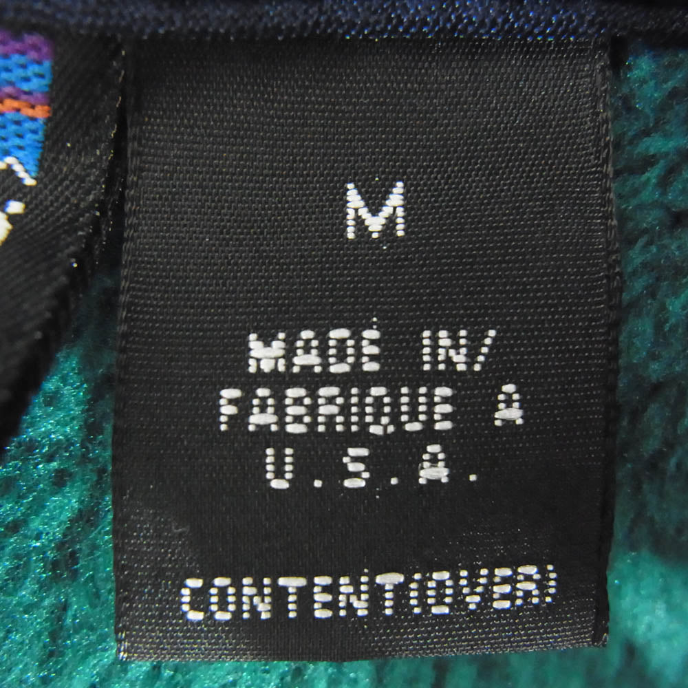patagonia パタゴニア 00AW 25195 USA製 R2 刺繍タグ レギュレーター シンプル プルオーバー フリース ジャケット グリーン系 M【中古】