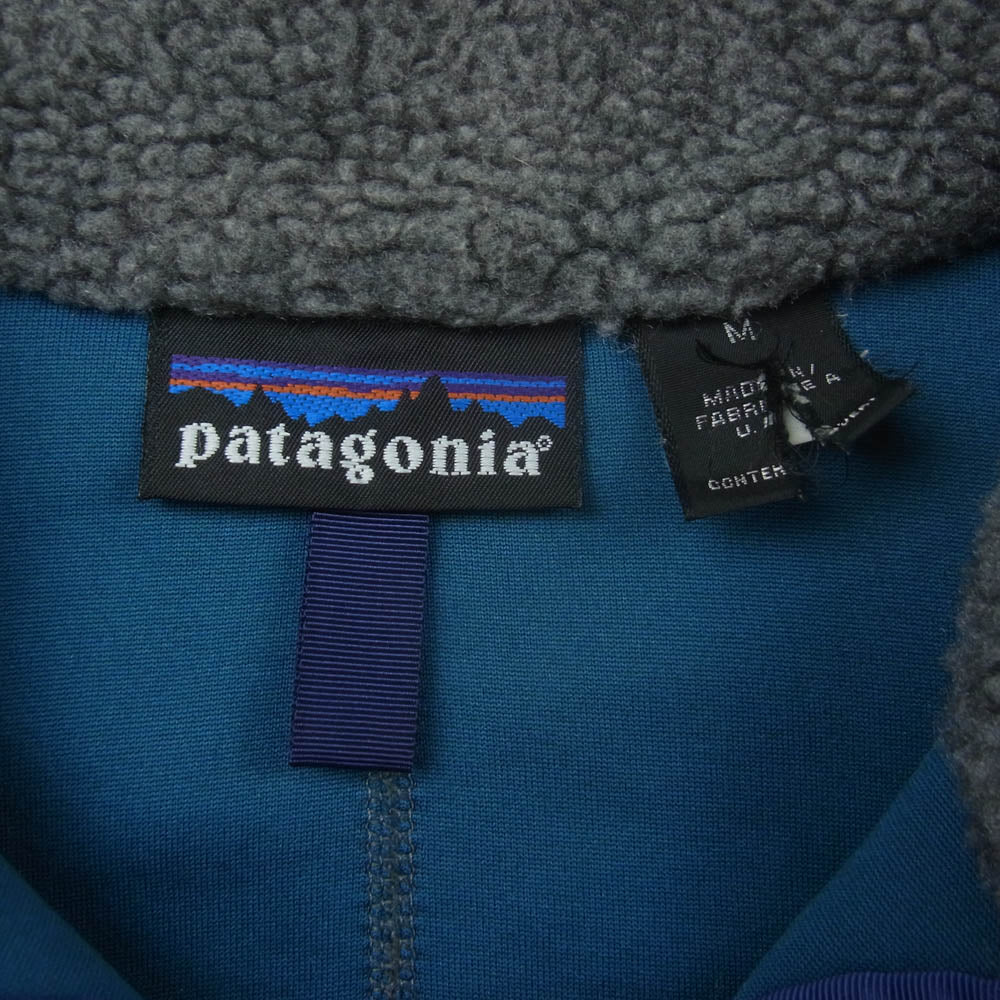 patagonia パタゴニア 90s 雪無しタグ 初期型 レトロX ジャケット パイルフリース フルジップ ジャケット チャコール系 M【中古】