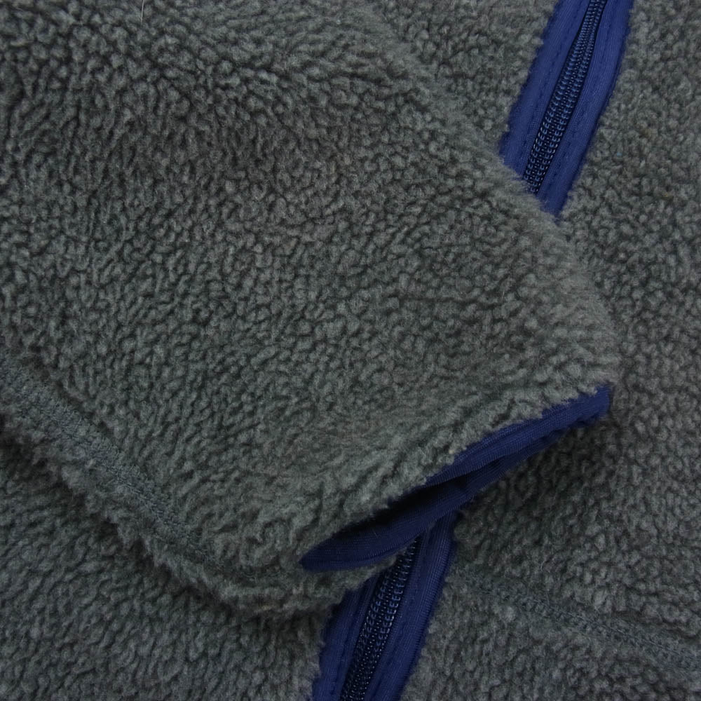 patagonia パタゴニア 90s 雪無しタグ 初期型 レトロX ジャケット パイルフリース フルジップ ジャケット チャコール系 M【中古】