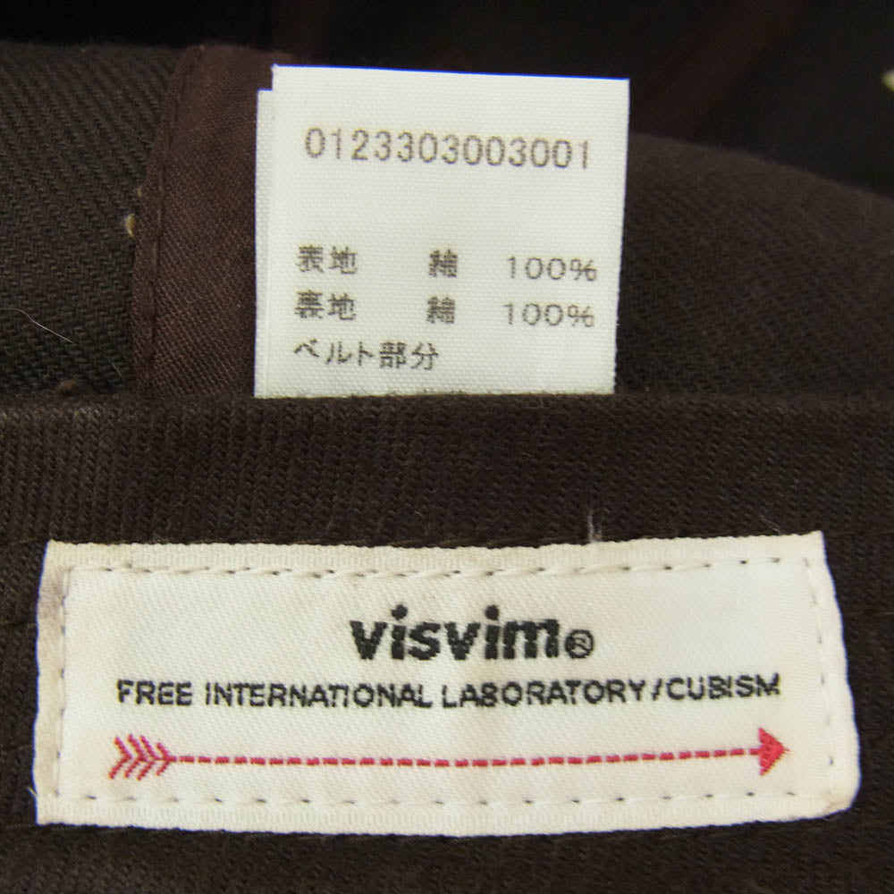 VISVIM ビズビム 0123303003001 RonHerman EXCELSIOR II CAP ロンハーマン別注 キャップ 帽子 ブラウン系【中古】