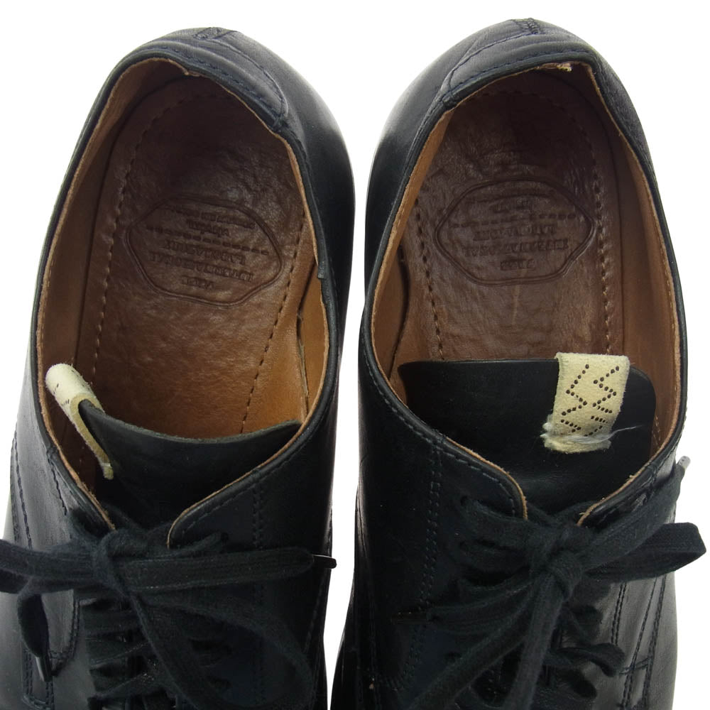VISVIM ビズビム 24AW 0124202002004 GALVIN PLAIN TOE - FOLK プレーントゥ シューズ ブラック系 US9.5【中古】