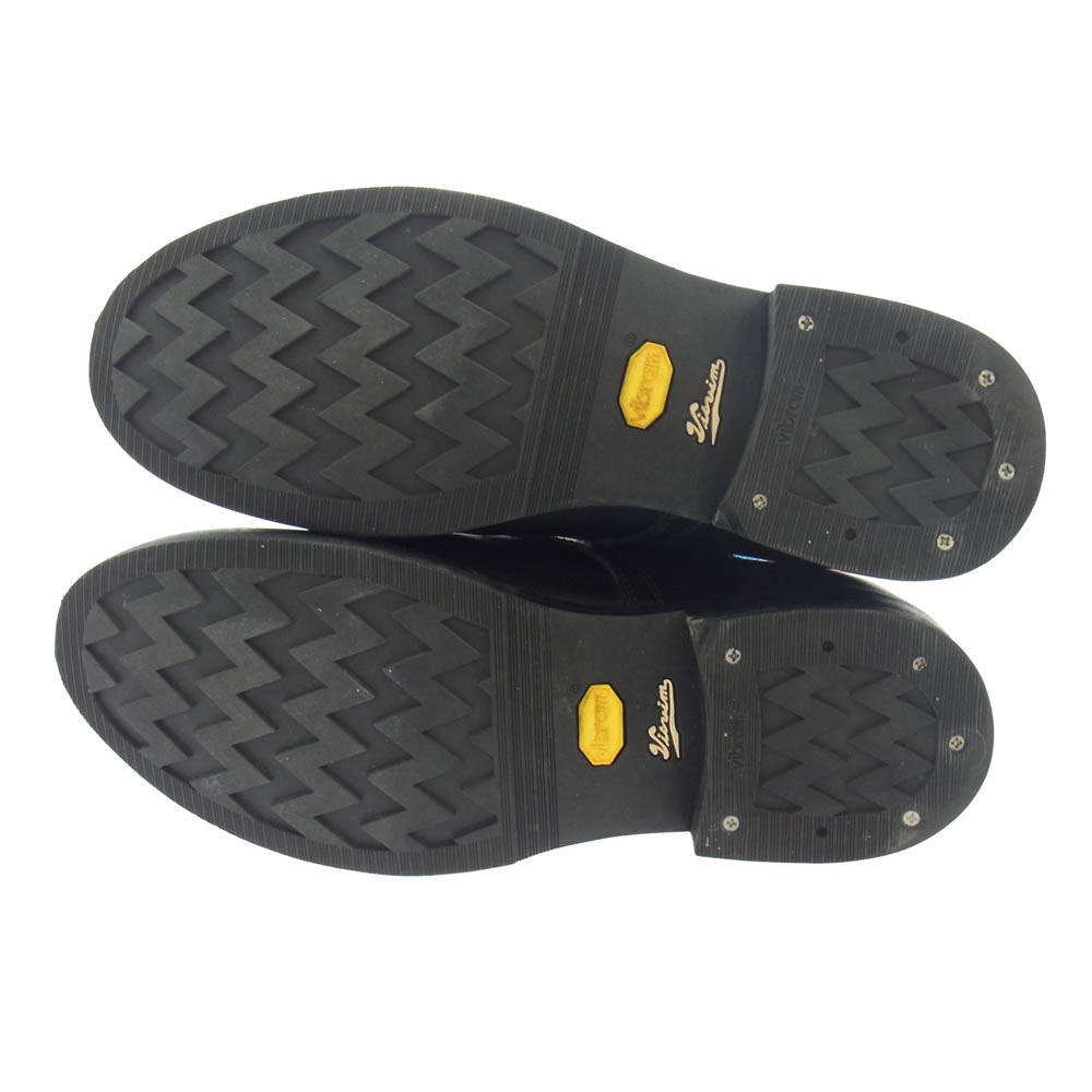 VISVIM ビズビム 24AW 0124202002004 GALVIN PLAIN TOE - FOLK プレーントゥ シューズ ブラック系 US9.5【中古】