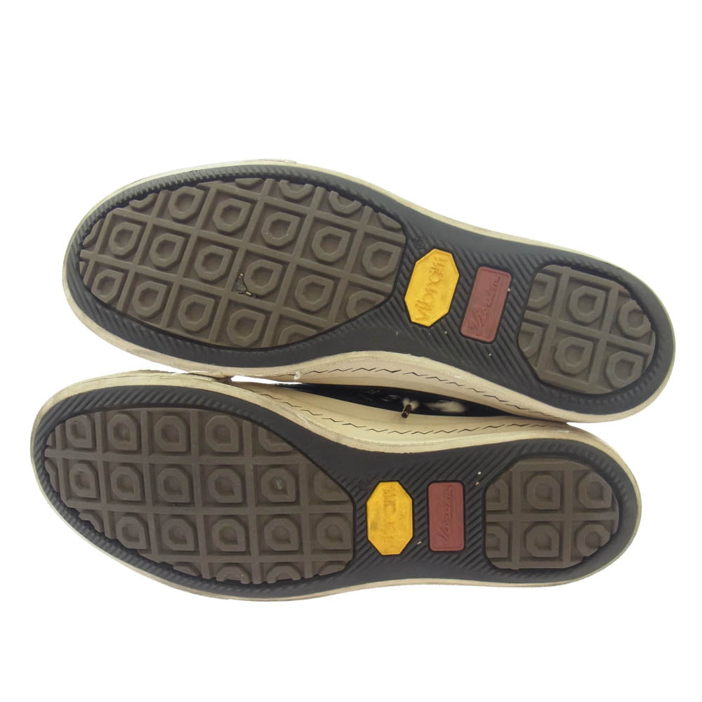 VISVIM ビズビム 25SS 0125101001002 SKAGWAY キャンバス ローカット スニーカー ネイビー系 US9【中古】
